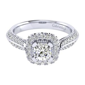 Gabriel 14 Karat Perfect Match Engagement Ring ER002B3AJW44JJ