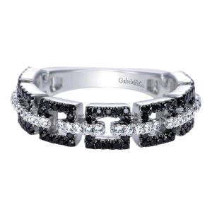 Gabriel Fashion 14 Karat Stackable Stackable Ladies' Ring LR6370W45BD