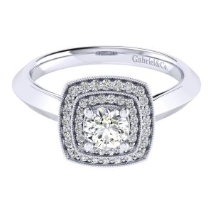 Gabriel 14 Karat Perfect Match Engagement Ring ER001A2AGW44JJ