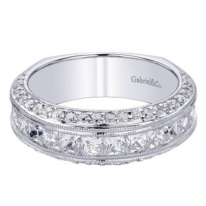 Gabriel 14 Karat Contemporary Wedding Band WB9324W44JJ