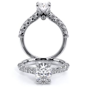 Verragio Renaissance-955OV27 Platinum Diamond Engagement Ring