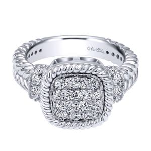 Gabriel Fashion 14 Karat Hampton Diamond Ladies' Ring LR4686W45JJ