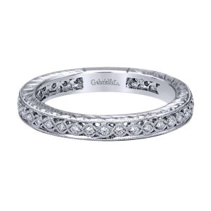 Gabriel Fashion 14 Karat Stackable Stackable Ladies' Ring LR4799W44JJ