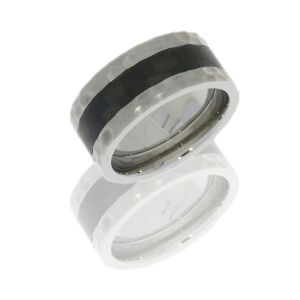 Lashbrook C9F14/CF POLISH Titanium Wedding Ring or Band