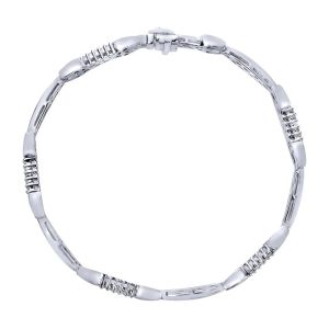 Gabriel Fashion 14 Karat Modern Tennis Bracelet TB2248W45JJ