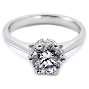 Tacori Platinum Solitaire Engagement Ring 2501RD7