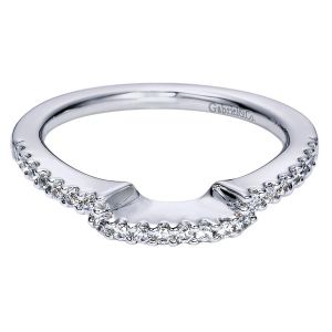 Gabriel 14 Karat Contemporary Wedding Band WB6006W44JJ