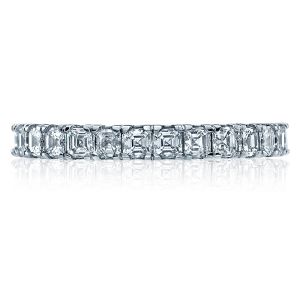 32-25ET Platinum Tacori Clean Crescent Diamond Wedding Ring