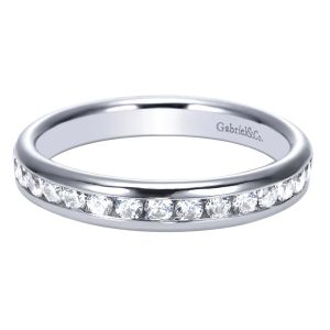 Gabriel 14 Karat Contemporary Wedding Band WB6602W44JJ