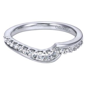 Gabriel 14 Karat Contemporary Wedding Band WB6111W44JJ