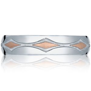 98-5WR Platinum Tacori Sculpted Crescent Wedding Ring