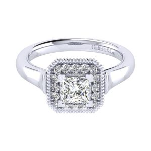 Gabriel 14 Karat Perfect Match Engagement Ring ER009B3ALW44JJ