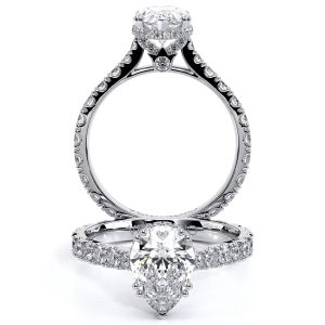 Verragio Renaissance-985PEAR2.2 Platinum Diamond Engagement Ring
