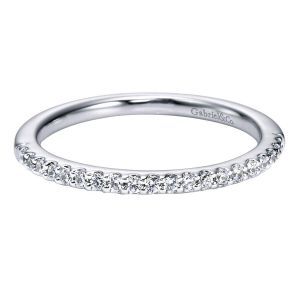 Gabriel 14 Karat Contemporary Wedding Band WB5828W44JJ