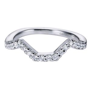 Gabriel 14 Karat Contemporary Wedding Band WB5802W44JJ