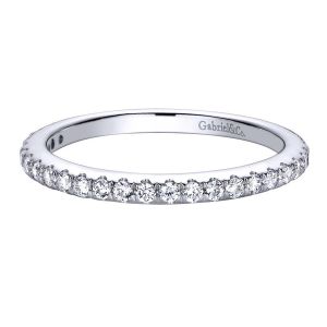 Gabriel 14 Karat Contemporary Wedding Band WB9381W44JJ