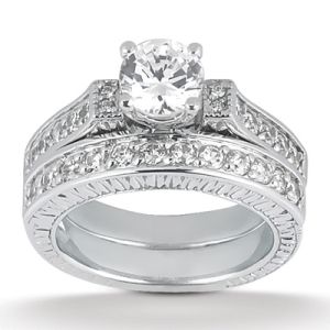 Taryn Collection Platinum Diamond Engagement Ring TQD A-653