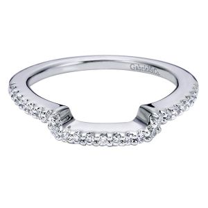Gabriel 14 Karat Contemporary Wedding Band WB6007W44JJ