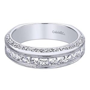 Gabriel 14 Karat Contemporary Wedding Band WB9322W44JJ