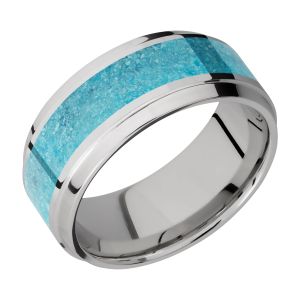 Lashbrook 9B15(S)/MOSAIC Titanium Wedding Ring or Band