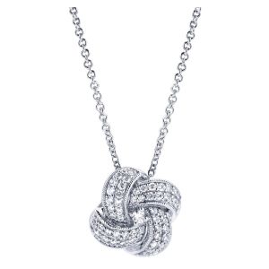 Gabriel Fashion 14 Karat Lusso Diamond Necklace NK3103W45JJ