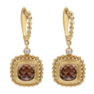 Gabriel Fashion 14 Karat Bombay Drop Earrings EG10245Y45SQ