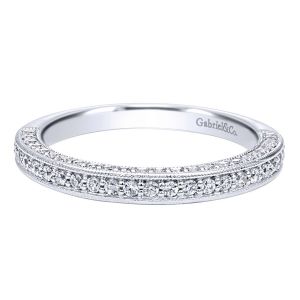 Gabriel 14 Karat Victorian Wedding Band WB10104W44JJ