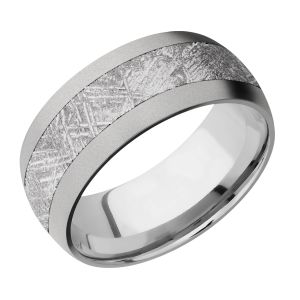 Lashbrook 9D15/METEORITE Titanium Wedding Ring or Band