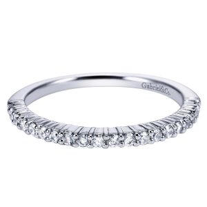 Gabriel 14 Karat Contemporary Wedding Band WB4233W44JJ