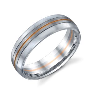 273775 Christian Bauer Platinum & 18 Karat Wedding Ring / Band