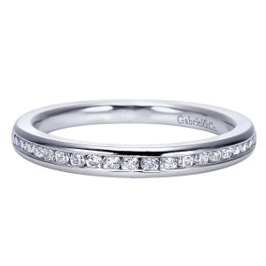 Gabriel 14 Karat Contemporary Wedding Band WB8223W44JJ