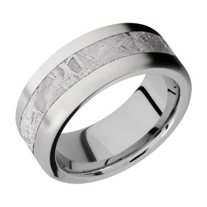 Lashbrook 9F14/METEORITE Titanium Wedding Ring or Band