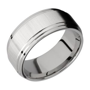 Lashbrook 9F2S Titanium Wedding Ring or Band