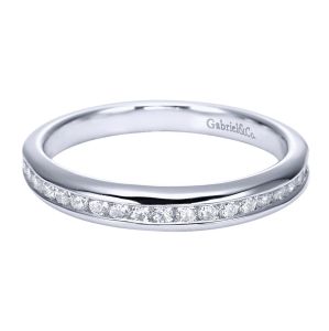 Gabriel 14 Karat Contemporary Wedding Band WB6617W44JJ