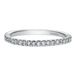 Gabriel 14 Karat Contemporary Wedding Band WB8273W44JJ