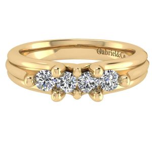 Gabriel 14 Karat Contemporary Wedding Band WB3751Y44JJ