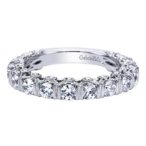 Gabriel 14 Karat Victorian Wedding Band WB4349W44JJ