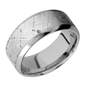 Lashbrook 9HB16/METEORITE Titanium Wedding Ring or Band