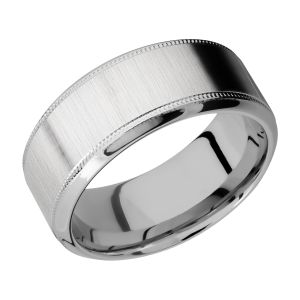 Lashbrook 9HB2UMIL Titanium Wedding Ring or Band