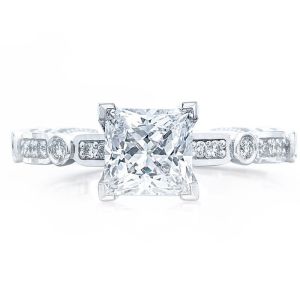 Tacori 202-2PR55 18 Karat Sculpted Crescent Engagement Ring