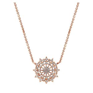 Gabriel Fashion 14 Karat Starburst Necklace NK4377K45JJ