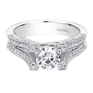 Gabriel 14 Karat Victorian Engagement Ring ER9311W44JJ