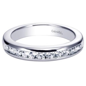 Gabriel 14 Karat Contemporary Wedding Band WB5494W44JJ