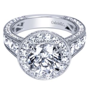 Gabriel 18 Karat Victorian Engagement Ring ER8301W83JJ