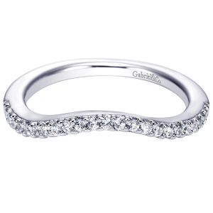 Gabriel 14 Karat Contemporary Wedding Band WB6000W44JJ