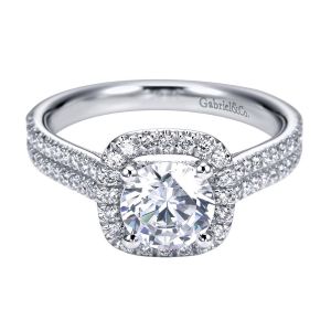 Gabriel 14 Karat Contemporary Engagement Ring ER6984W44JJ