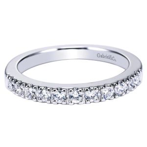 Gabriel 14 Karat Contemporary Wedding Band WB3950W44JJ