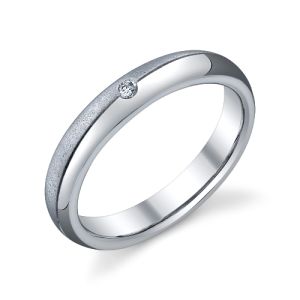 240917 Christian Bauer Platinum Diamond  Wedding Ring / Band