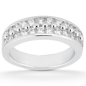 Taryn Collection Platinum Wedding Ring TQD B-424