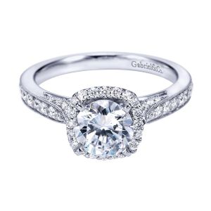 Gabriel 14 Karat Victorian Engagement Ring ER6989W44JJ